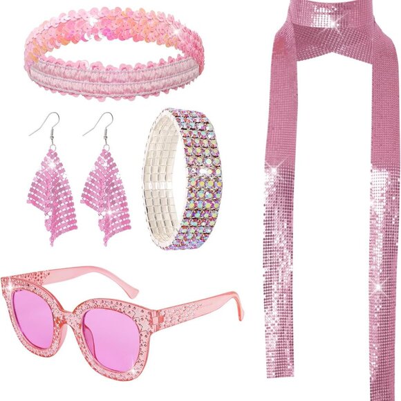 Accessories - Vintage 70s Disco Accessories for Women: Scarf, Headband, Earrings, & More